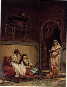 Arab or Arabic people and life. Orientalism oil paintings 164